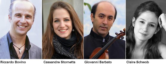 Les solistes du concert.